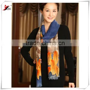 Western Style Women Cashmere Silk Scarf thumbnail-2