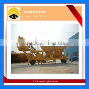 YHZS50 Mobile Concrete Batching Plant (50m3/h) thumbnail-1