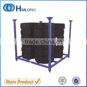 Warehouse Stackable Foldable Collapsible Metal the Tire Rack thumbnail-1