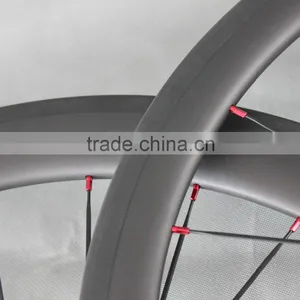 Fromt 40mm Rear 56mm Carbon Road Bike Wheels Road Combined Bicycle Wheel Clincher W40C thumbnail-2