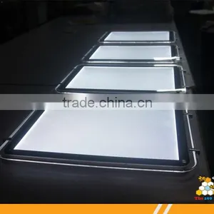 Factory ! Double Sided Hanging LED Crystal Light Box thumbnail-3
