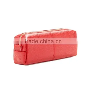 100% Pure and Soft Cow Pebble Leather Travel Leather Wash Bag thumbnail-2