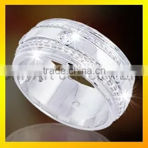 New Design Wedding Couple Rings Top Quality Engagement Wedding Ring thumbnail-1