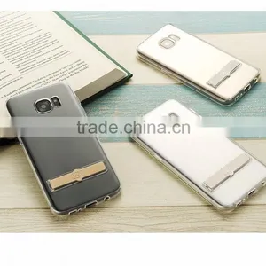 For Samsung S7 Edge 360 Degree Original TOTU Keen Series Soft TPU Protective Cover Case With Metal Stand Holder TB-0249 thumbnail-2