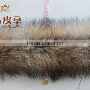 2016Good Quality Fur Strip/Raccoon Dog Fur Trimming/Jacket Fur Collar thumbnail-2