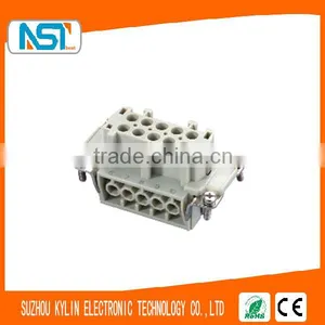 10 Female Core / Socket Rectangle Heavy-duty Industrial Connector thumbnail-1