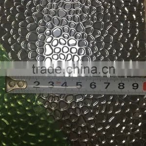 1060 1100 0.7mm Aluminum Hammered Reflective Mirror Sheet thumbnail-1