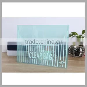 Transparent my Clear Bag PP File Bag Envelope Paper File Folder Document Bag With Button Lock thumbnail-4