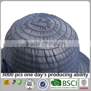 Summer Stitching Sun Hat China Wholesale Custom Floppy Lady Hat thumbnail-4