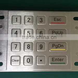 Stainless Steel USB Connect Easy Install Metal ATM Keypad thumbnail-5
