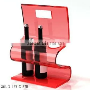 Wall-mounted Acrylic Wine Rack thumbnail-3