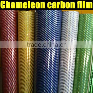 Wholesale High Quality Chamelon 3d Carbon Film With Air Bubble Free 1.52*20m thumbnail-1
