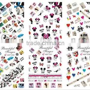 Halloween Nail Art Water Transfer Flower Bow Design Nail Sticker Decals DIY Foils thumbnail-3
