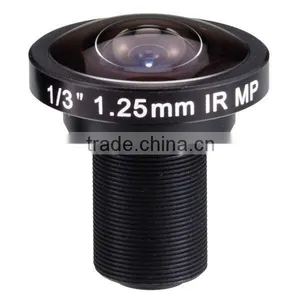 HD 1.3mp CCTV Fisheye Lens 1.25mm 1/3" 185 Degrees For IP Camera (SL-RY125F20IR) thumbnail-1