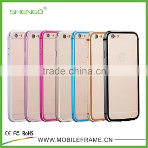New Design Soft TPU With Metal Bumper for IPhone 6 thumbnail-1
