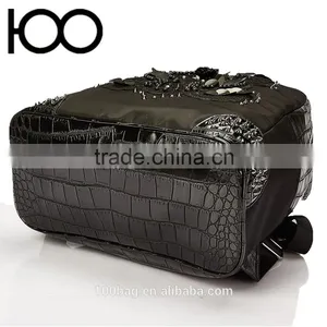 Crocodile PU Cosmetic Bag Set 3 Pieces Set, Luxurious Croc Leather Cosmetic Bag Set thumbnail-5