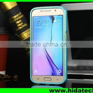 2 in 1 Slim Aluminum Transparent Cover Case for Samsung Galaxy S6 G9200 thumbnail-6