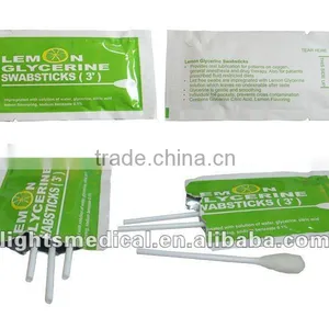 Disposable Medical Lemon Glycerine Swabstick thumbnail-1