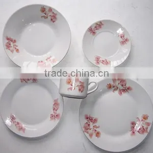 Fine Porcelain Brand Names of Dinner Set of Catering Crockery With Decorated Rim thumbnail-1