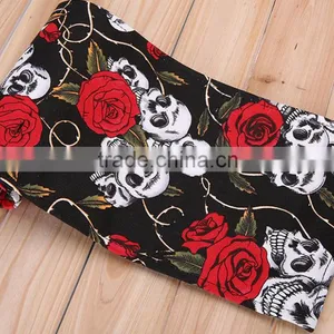 The Skeleton PatternCanvas 72 Holes Inserting Pencil Bag Roll Case Quality Choice thumbnail-2