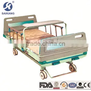China Manufacturer Low Price Cpr Functional Flat Icu Bed thumbnail-1
