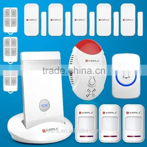 LOWER Price of GSM Alarm Systrm Support Four Language APP&SMS Waring Support Anti-bluguard Security Alarm System thumbnail-1
