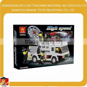 2015 Police Car Intelligent Plastic Building Blocks Toys for Kids thumbnail-1
