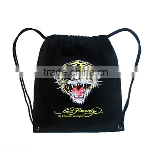 Customized Printing and Material Sports Fitness Drawstring Bag Packaging Bags thumbnail-5