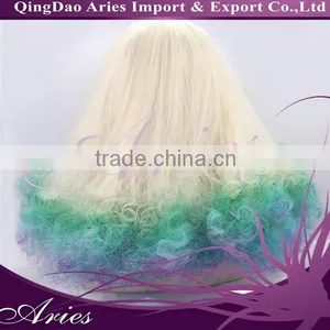 Wholesale 2015 New Style Beauty Stock Ombre Cheap Synthetic Lace Front Wig thumbnail-3