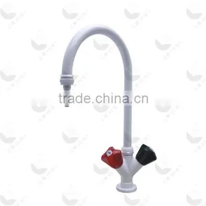 Competitive Price Laboratory Accessories Lab Work Bench Table Top Acid Proof Brass Cold and Hot Water Faucet thumbnail-1