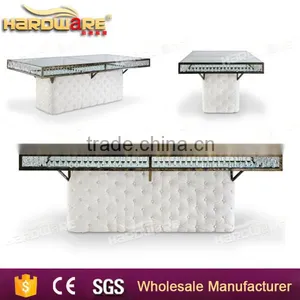Glass Cake Sqaure Table,iron Wedding Cake Table thumbnail-5