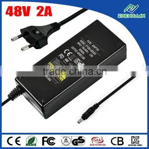RoHS AC Adapter 48V 2A AC DC Adapter 48VDC Power Supply thumbnail-1