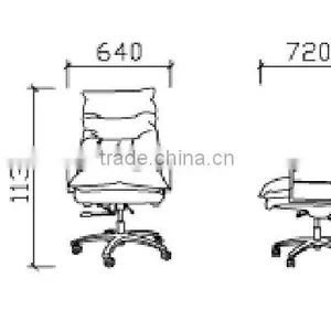 Leather Office Desk Chair GZH-CK0076 thumbnail-2