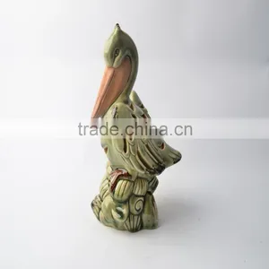 Ceramic Candle Holder of Stand Bird thumbnail-3
