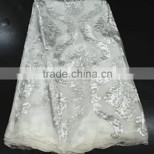 New Fashion Korea Summer Dress Korea Silk Lace Korea Fabrics Lace for Party Dress thumbnail-2