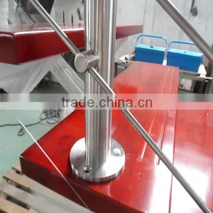 Cheap Price Modern Indoor House Straight Steel Wood Staircase thumbnail-5