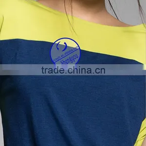 OEM Custom Women Rayon Cotton Blank t Shirt Wholesale China thumbnail-4