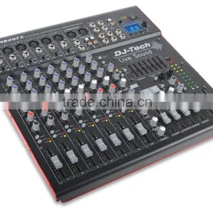 DJ Tech Live Sound dj Player Music Mixer PROFESSIONAL Studio Mixers Analog Reverb Effects for Mic / AUX Audio Mixer thumbnail-1