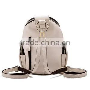 High-quality Variety of White Women Leather Model Backpack thumbnail-3