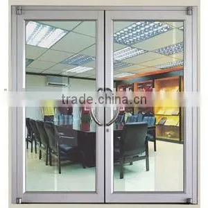 With Aluminum Alloy Profile Fixed Frame Glass Door,used Door Closer. thumbnail-1