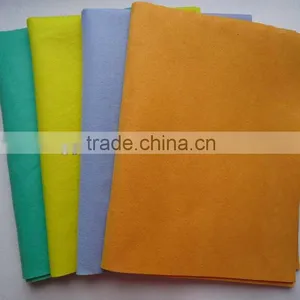 Viscose & Polyester Orange, Yellow, Blue, Green Germany Nonwoven Cleaning Cloth for Car, Pet, Floor, Etc thumbnail-1