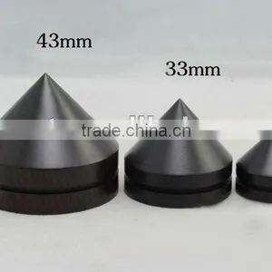 Top Quality Black Ebony Speaker Floor Spikes 23X20mm thumbnail-1