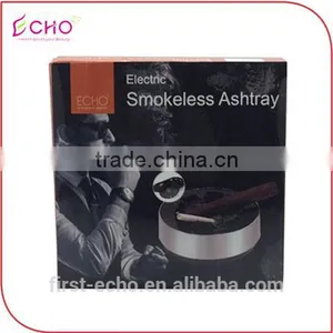 Smokeless Ashtray Smoke Free Ash Tray Battery Operated Portable Ideal for Use With Cigarettes, Cigars, Cigarillos, Pipes thumbnail-2
