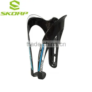 Cheap Colorful Carbon Fiber Bike Water Bottle Cage Bike Holder thumbnail-1