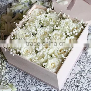 2016 Luxury Paper Wedding Flower Gift Box Packaging thumbnail-3