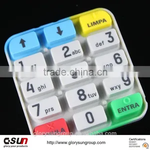High Quality and Epoxy Coated Durable Silicone Rubber Keypad thumbnail-6