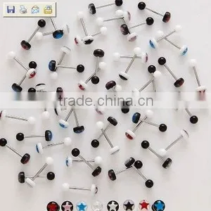 Tongue Rings Tongue Barbell ,body Piercing Jewelry thumbnail-1