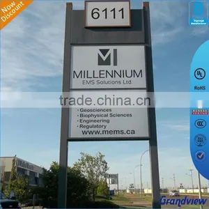 High Quality Street LED Signage With Pillar thumbnail-6
