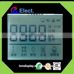 Positive Character 4 Digit 8segment ,cheap Monochrome Black TN,intelligent Transfusion Lcd Display thumbnail-1