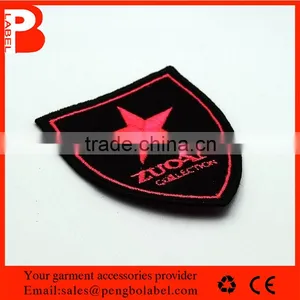 New Arrival Custom Embroidery Patch Heat-cut Border With Iron on Backing thumbnail-6